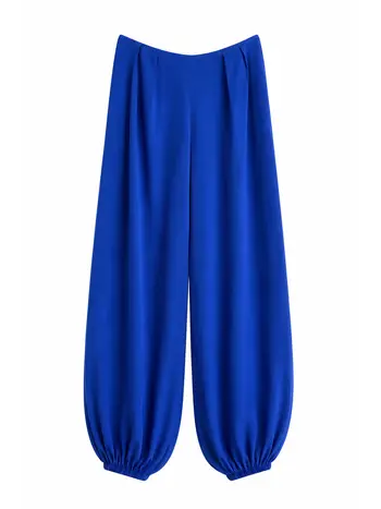 Self Contrast Stephanie Balloon Pants