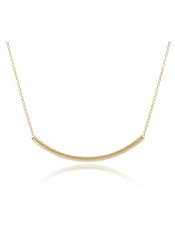 enewton 16" Necklace Gold-Bliss Bar-Gold