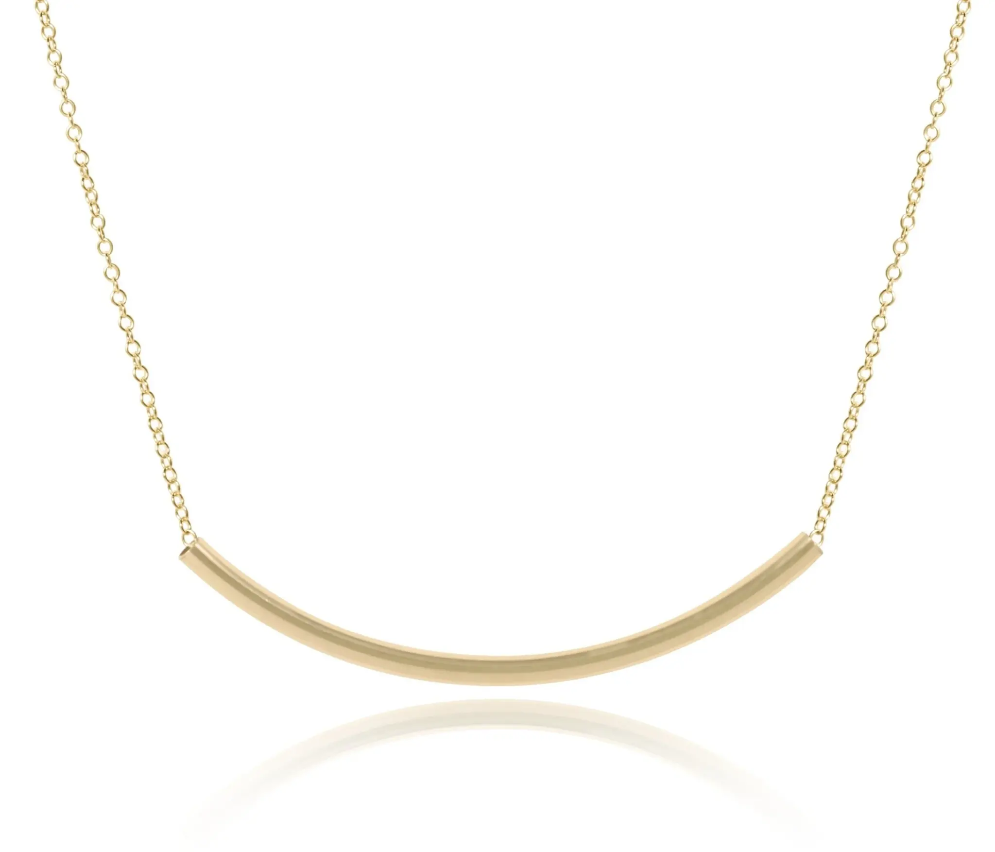 enewton 16" Necklace Gold-Bliss Bar-Gold