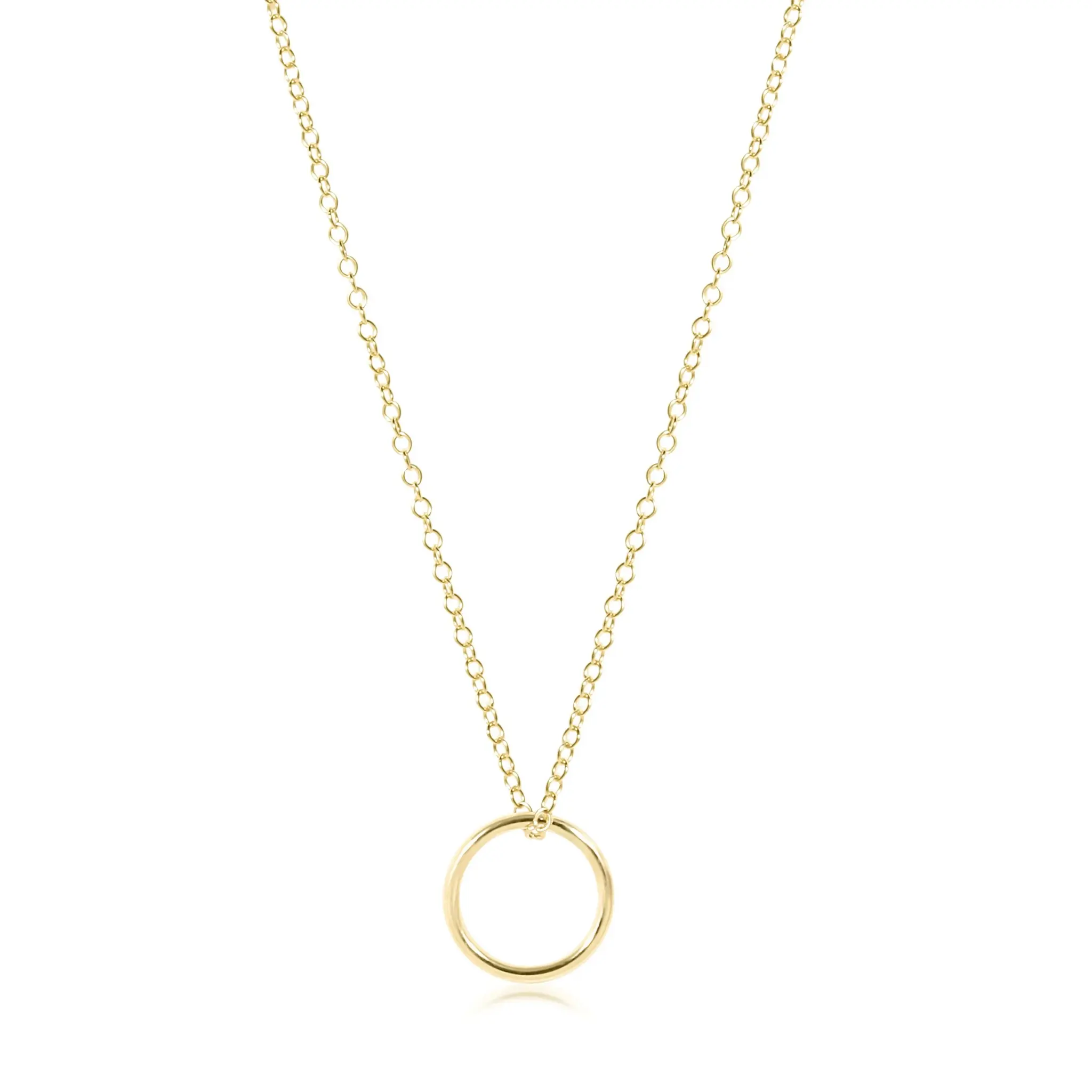 enewton 16" Necklace Gold-Halo Gold Charm