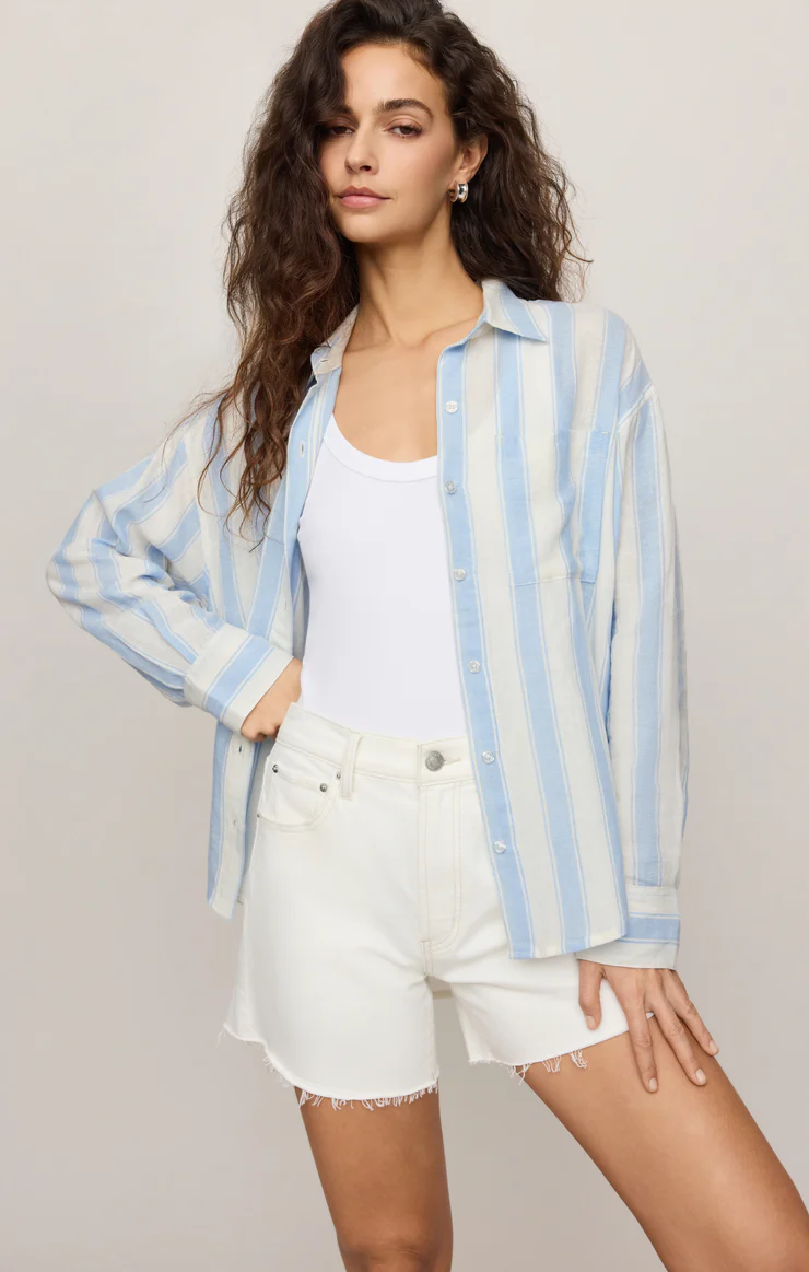 Z Supply The Perfect Striped Button Up