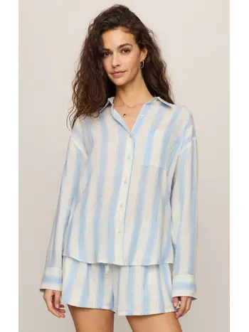 Z Supply The Perfect Striped Button Up