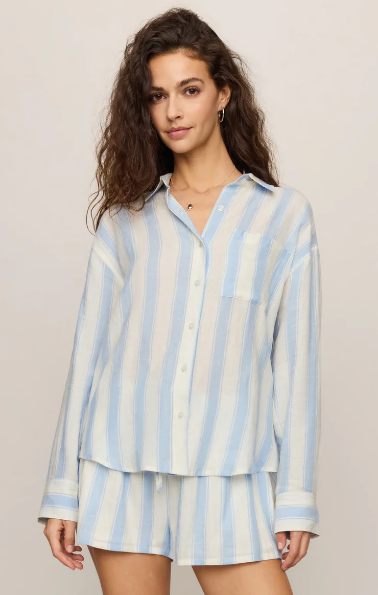 Z Supply The Perfect Striped Button Up