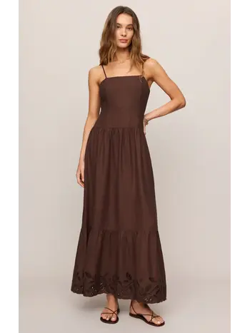 Z Supply Esti Embroidered Maxi Dress