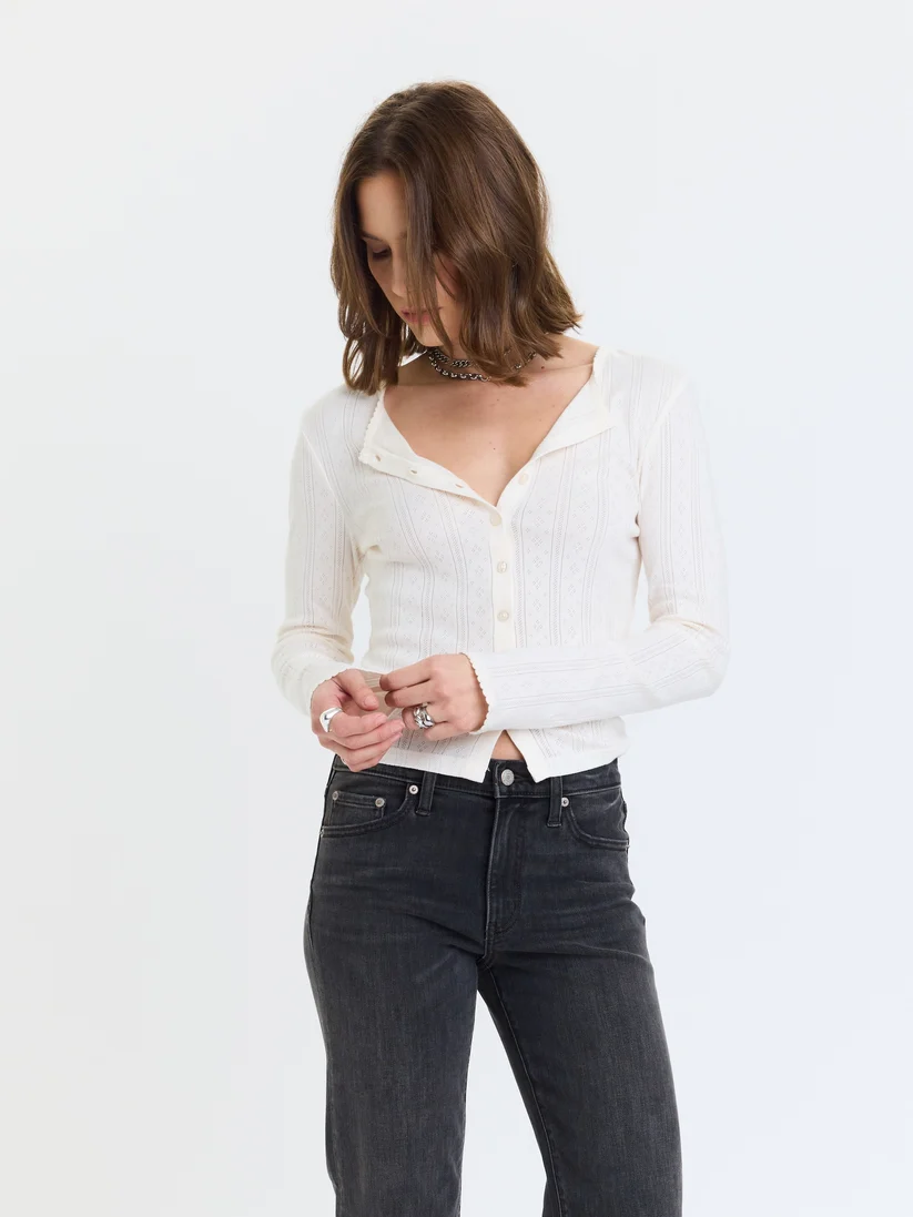 Daze Stargazer Pointelle Cardigan