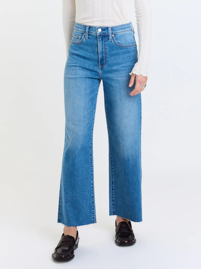 Daze Pleaser High Rise Wide Leg Ankle