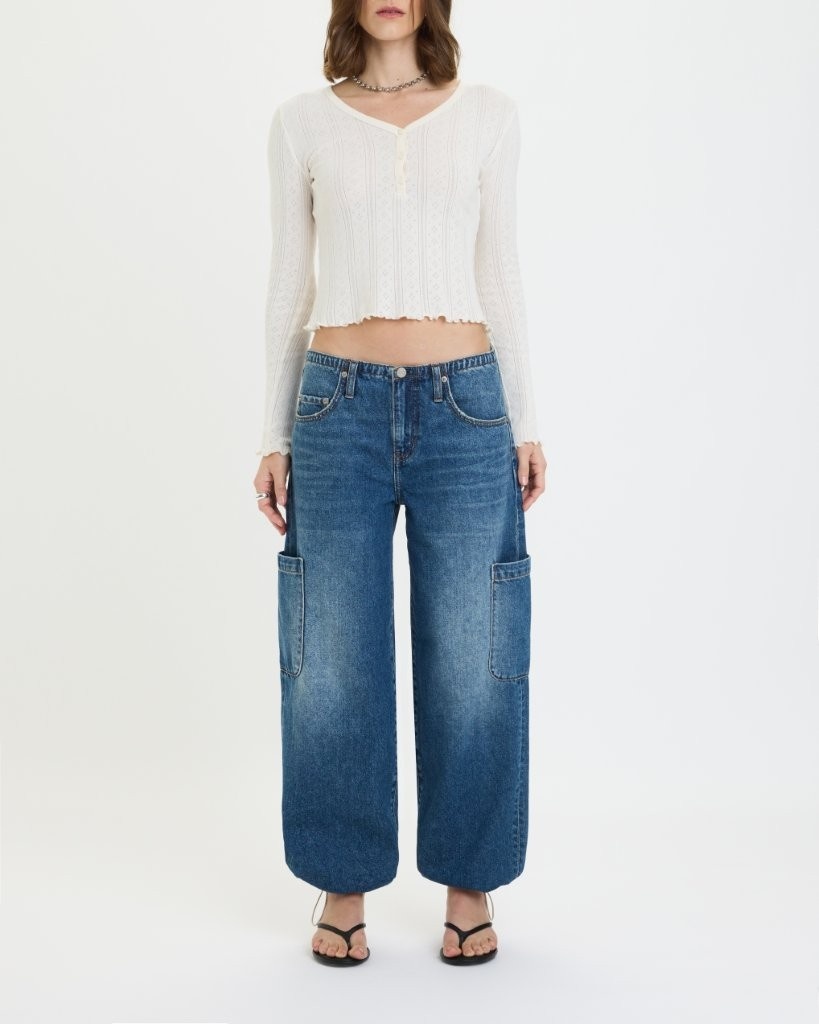 Daze Mirage Mid Rise Cargo Harem