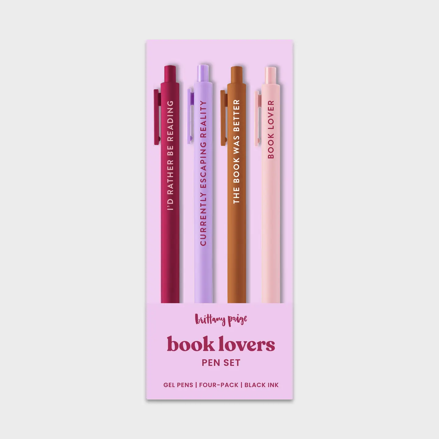 Brittany Paige Book Lovers Pen Set
