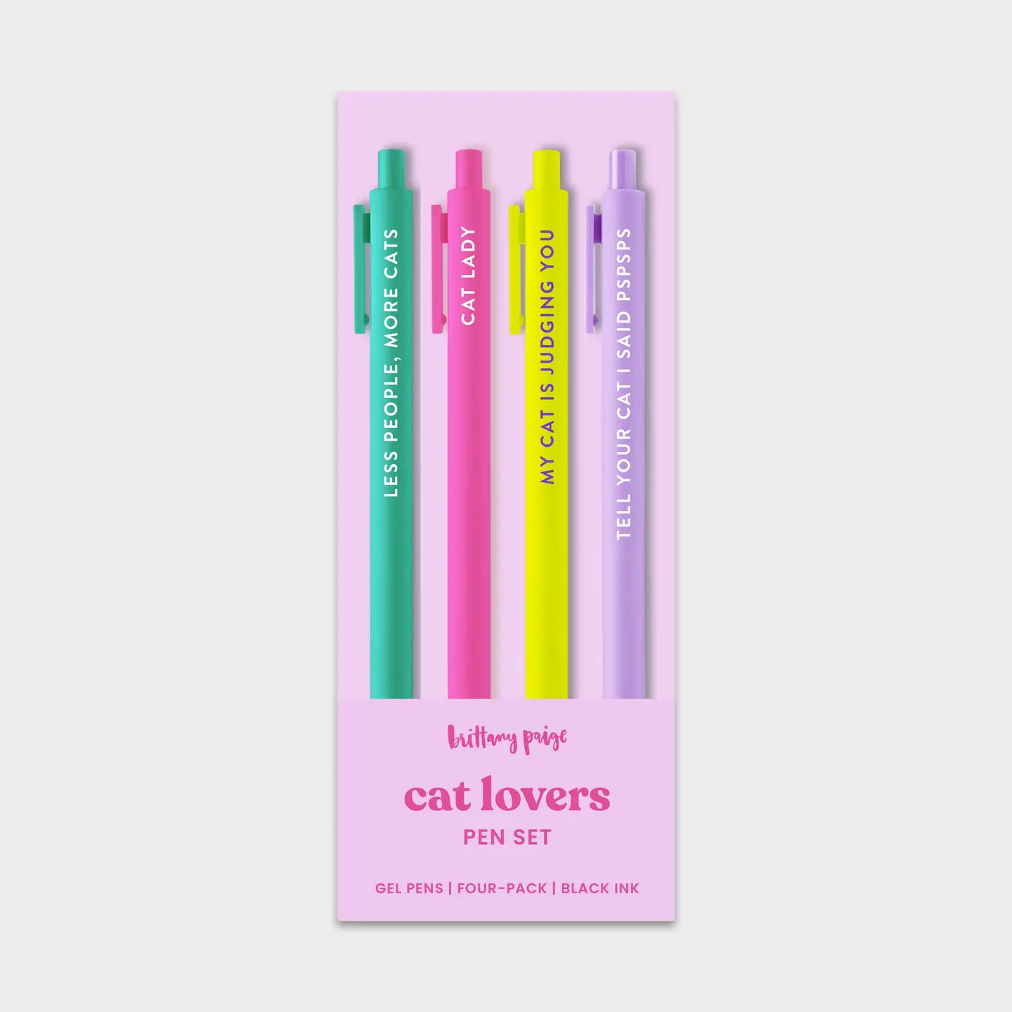 Brittany Paige Cat Lovers Pen Set
