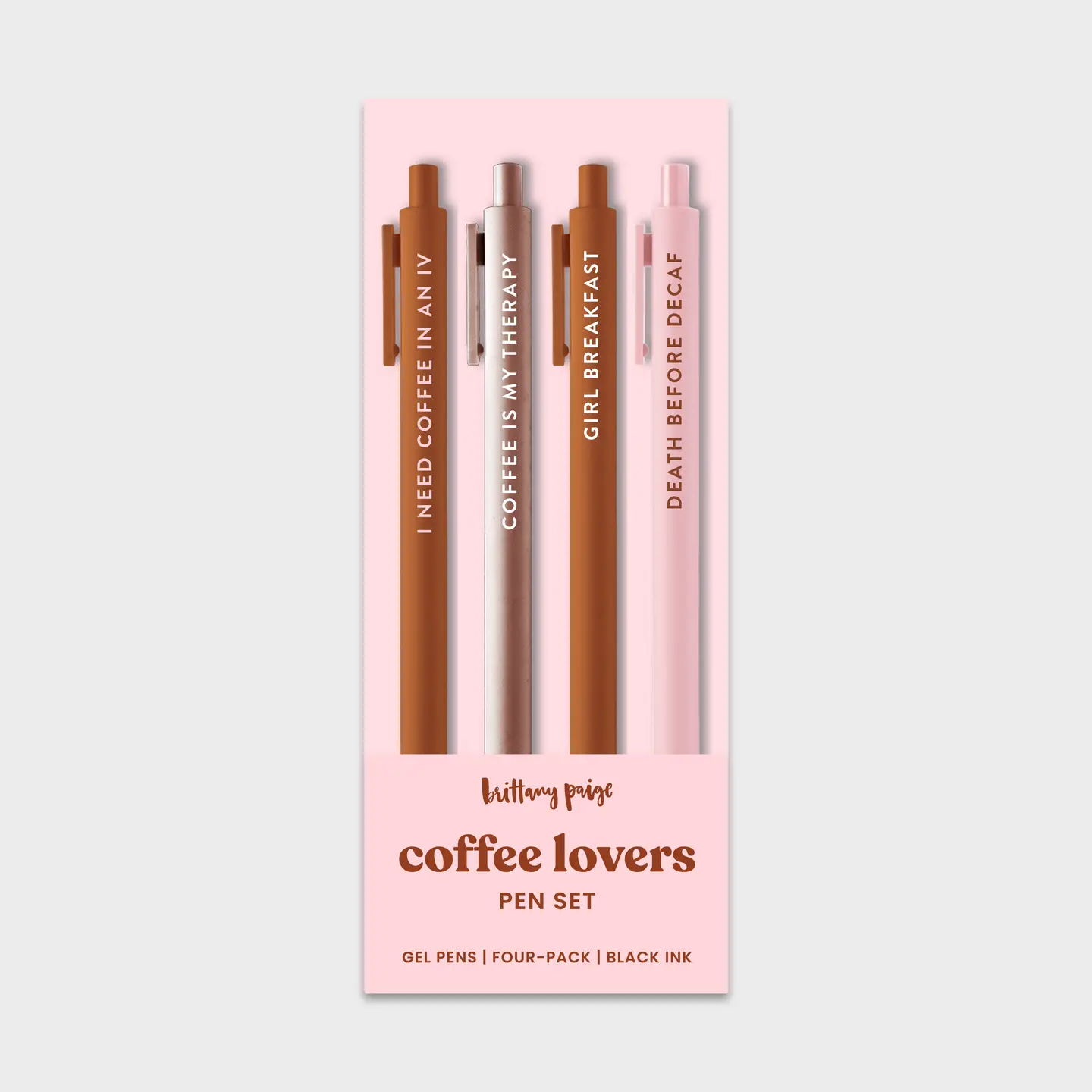 Brittany Paige Coffee Lovers Pen Set
