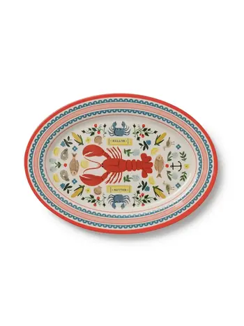 Rifle Paper Co Seaside Melamine Serving Platter