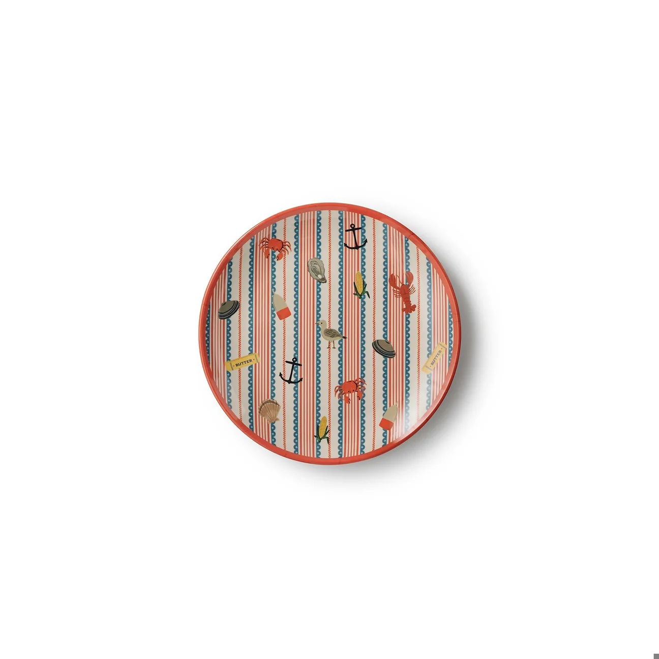 Rifle Paper Co Seaside Melamine Dessert Plate Set