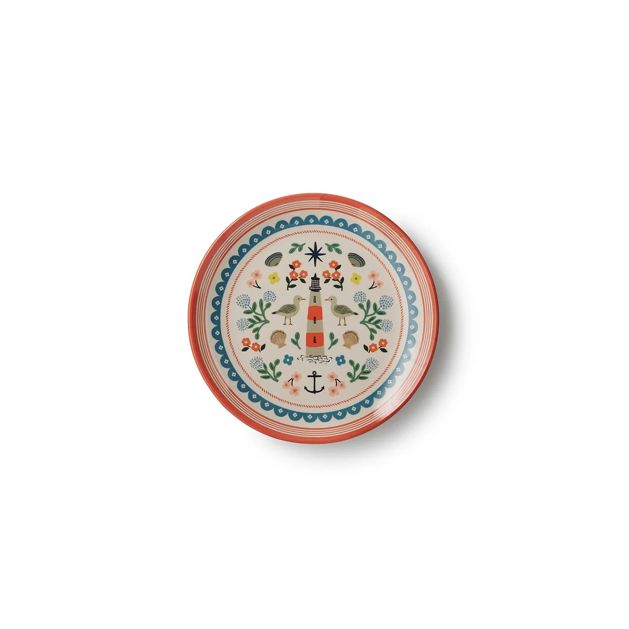 Rifle Paper Co Seaside Melamine Dessert Plate Set