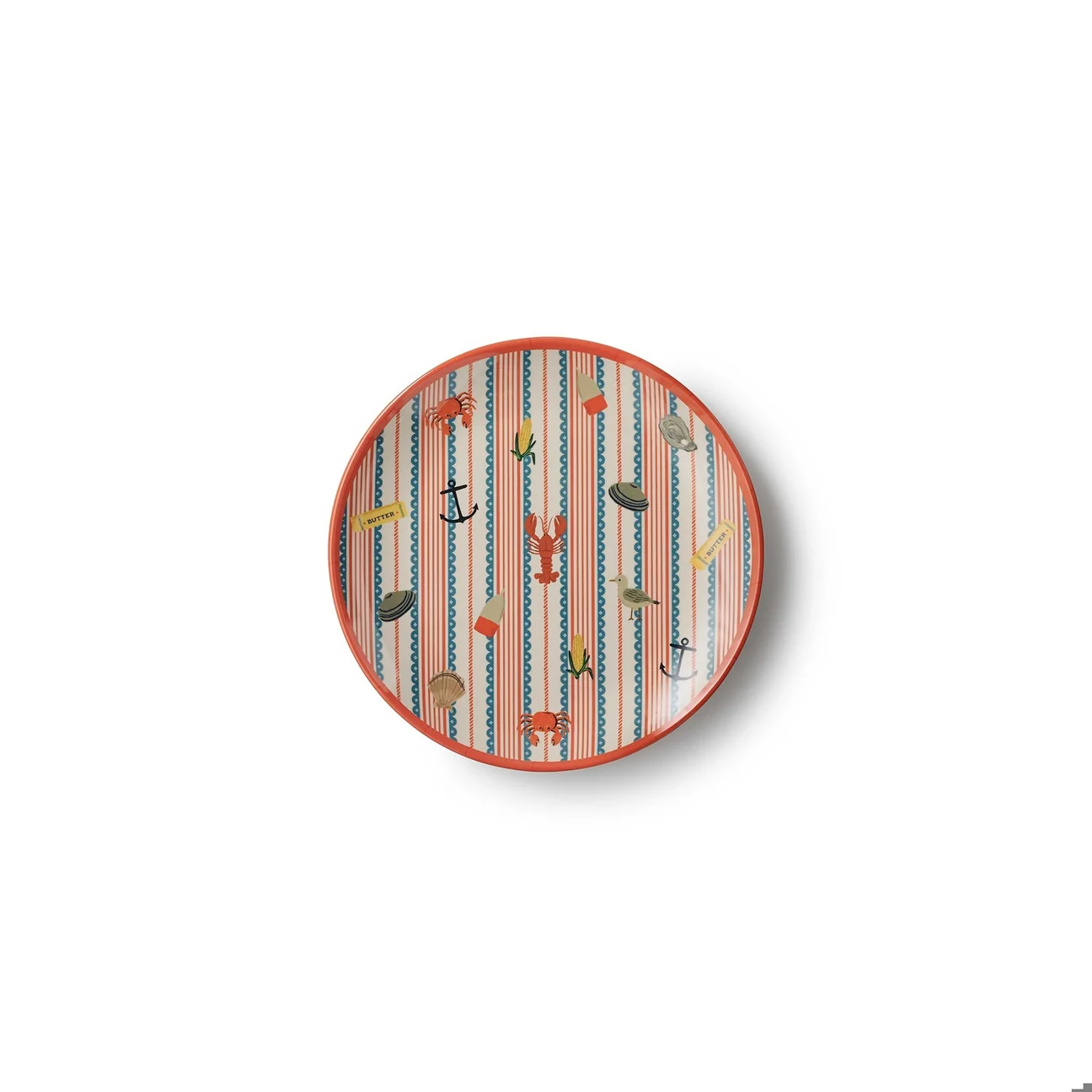 Rifle Paper Co Seaside Melamine Dessert Plate Set
