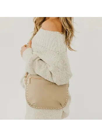 Pebble Sabrina Studded Bum Bag