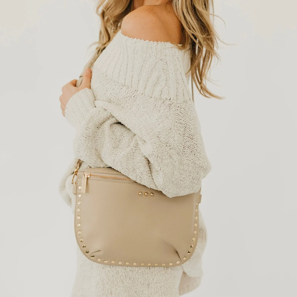Pebble Sabrina Studded Bum Bag