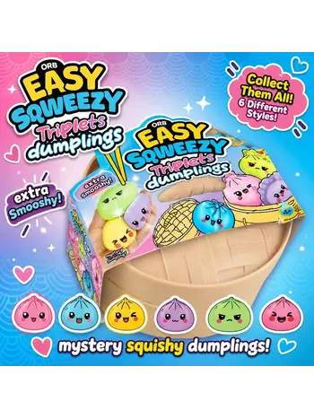 ORB Easy Sqweezy Dumplings Triplets Assorted