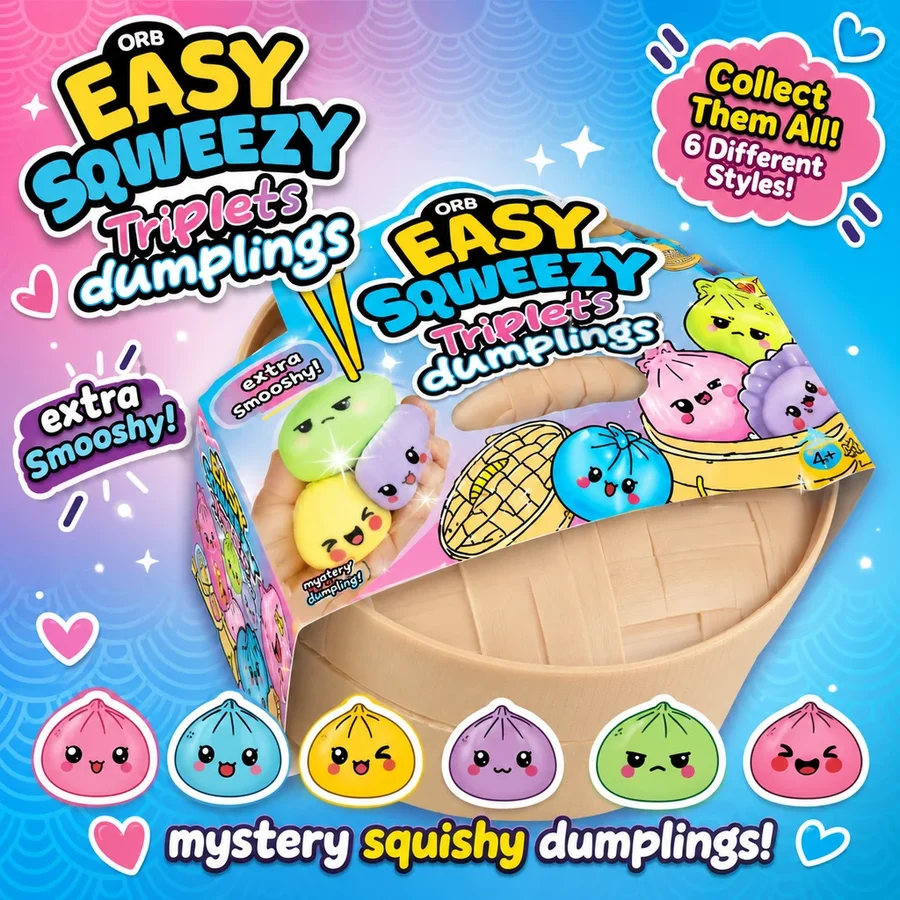 ORB Easy Sqweezy Dumplings Triplets Assorted