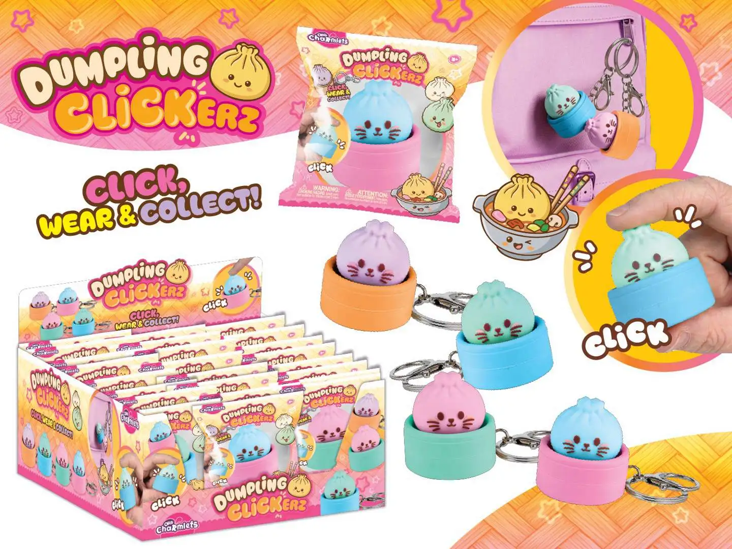 ORB Dumpling Clickerz Assorted