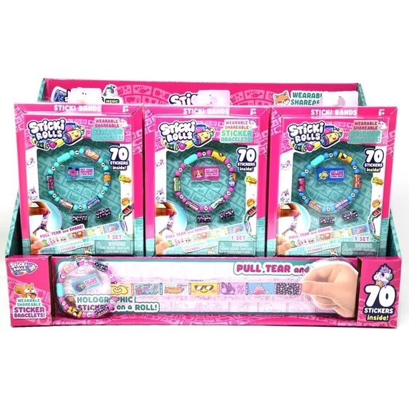 Toysmith Sticki Rolls Sticki Band Single Pack 24 PC