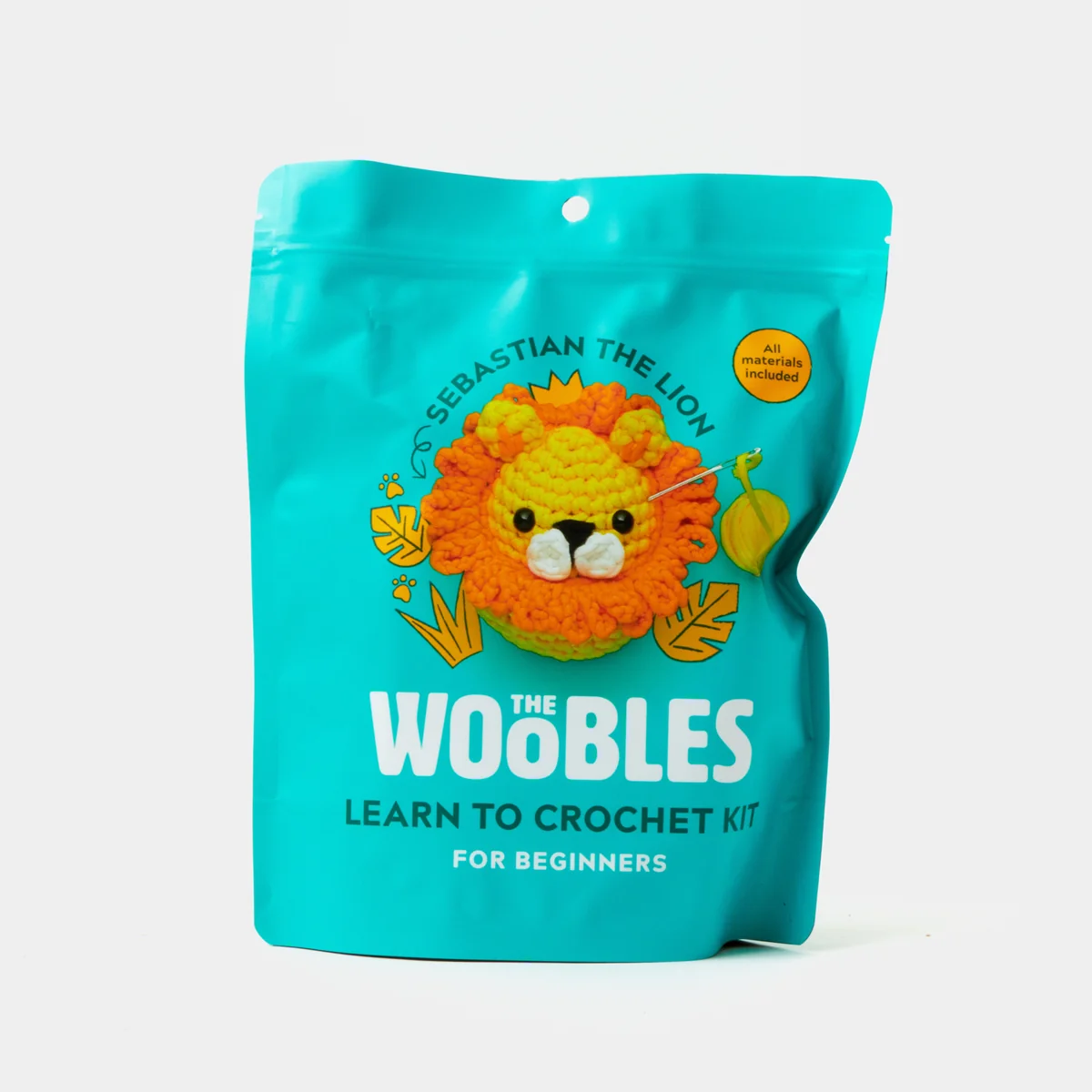 Woobles Sebastian the Lion Crochet Kit