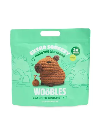 Woobles Hugh the Capybara Extra Squeezy Crochet Kit