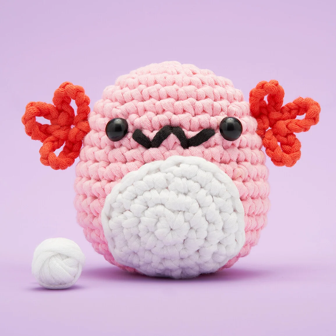 Woobles Strawberry the Axolotl Crochet Kit
