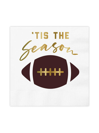 Slant Collections Tis the Season Football Napkins