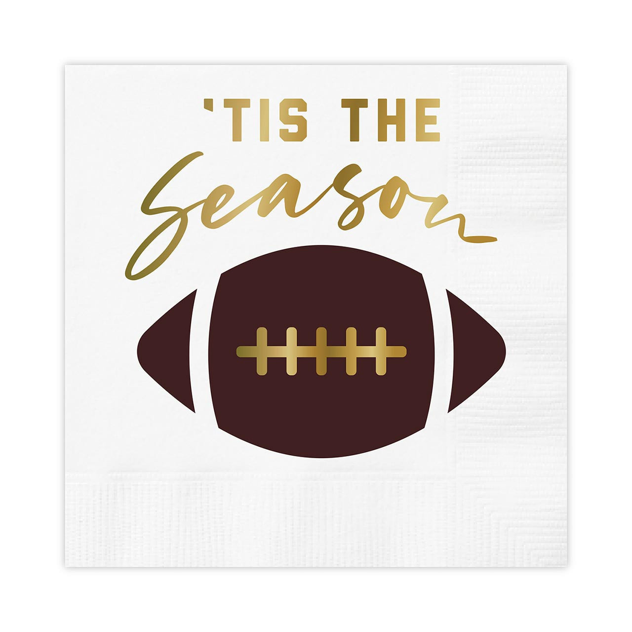 Slant Collections Tis the Season Football Napkins