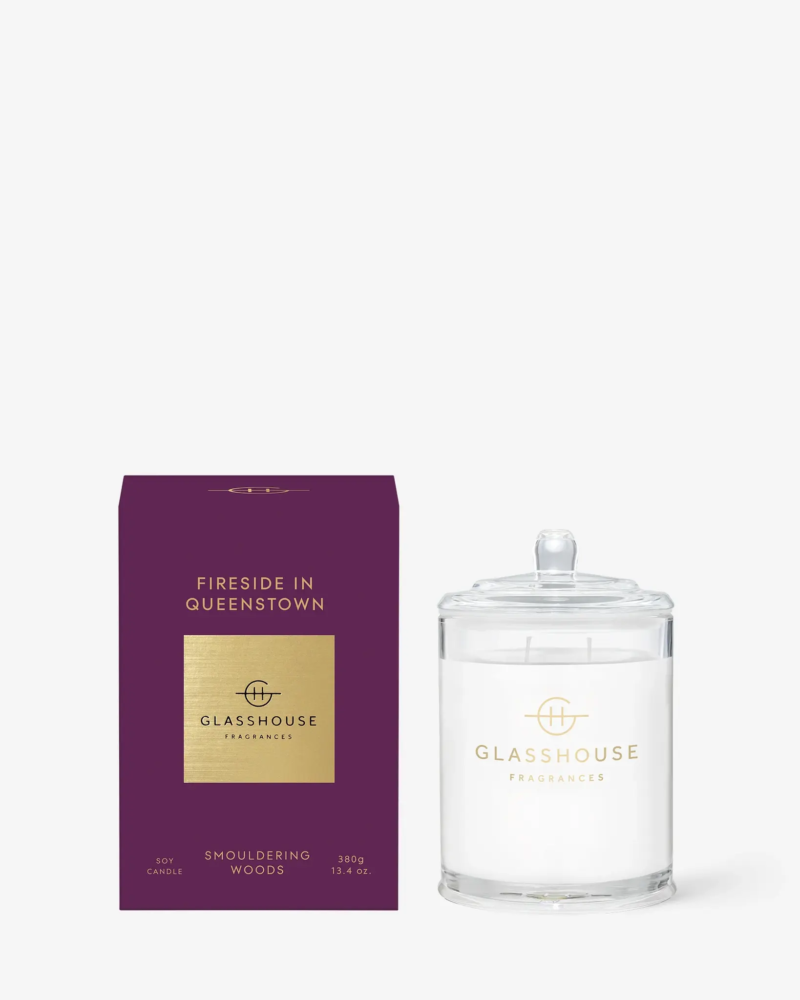 Glasshouse Fragrances Fireside in Queenstown 13.4oz Candle