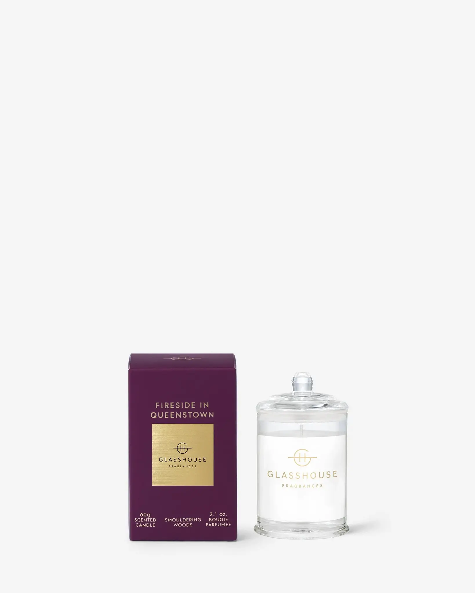 Glasshouse Fragrances Fireside in Queenstown 2.1oz Candle