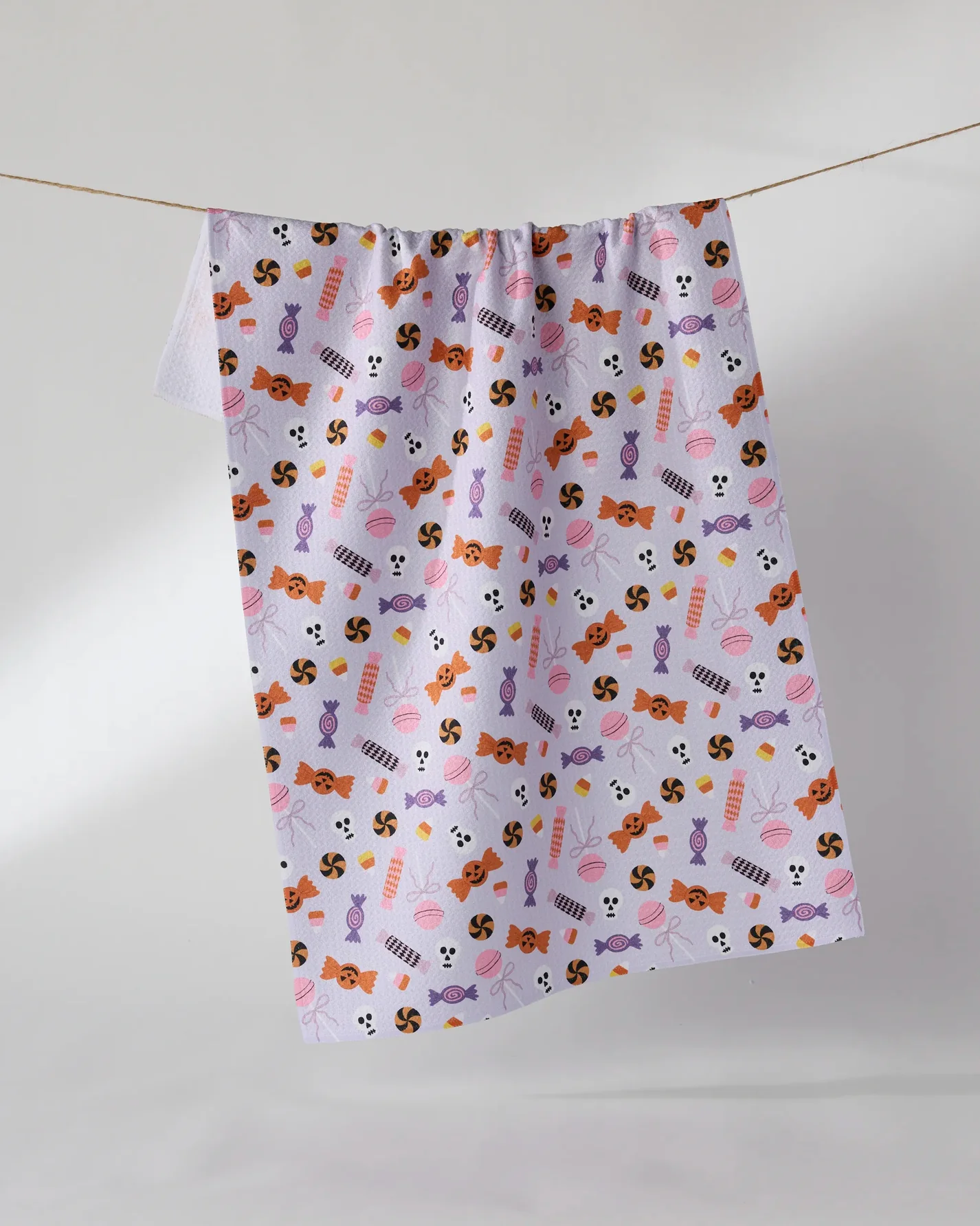 Geometry Spooky Sweets Tea Towel