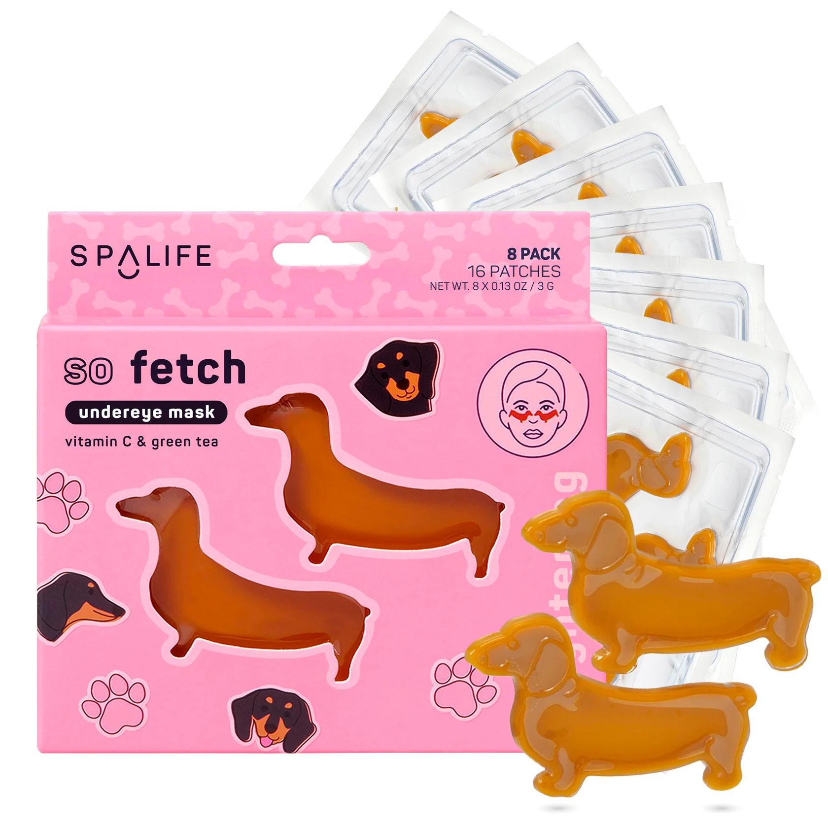So Fetch Dachshund Dog Eye Patches