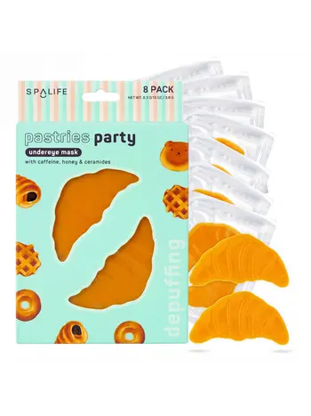 Pastries Party Croissant Eye Patches