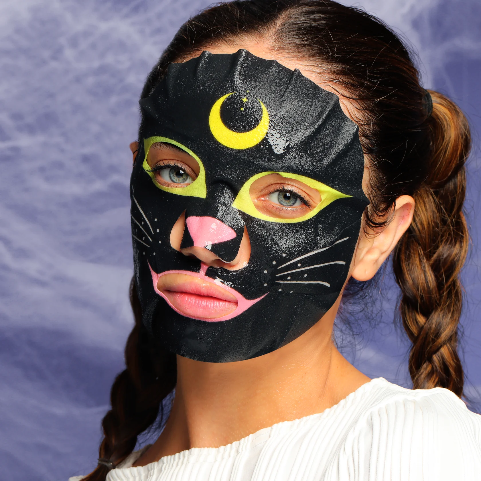 Cat-Tastic Glow Face Mask