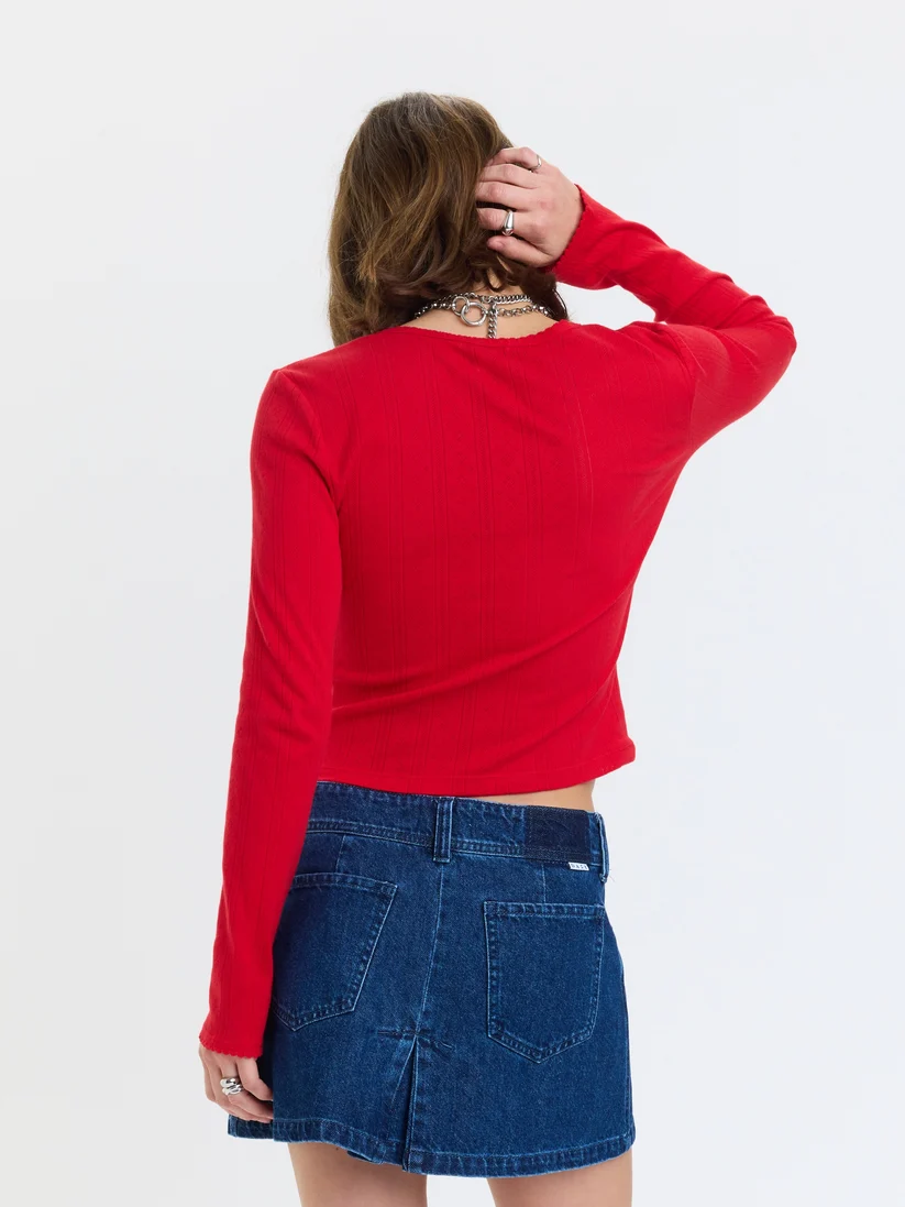 Daze Stargazer Pointelle Cardigan