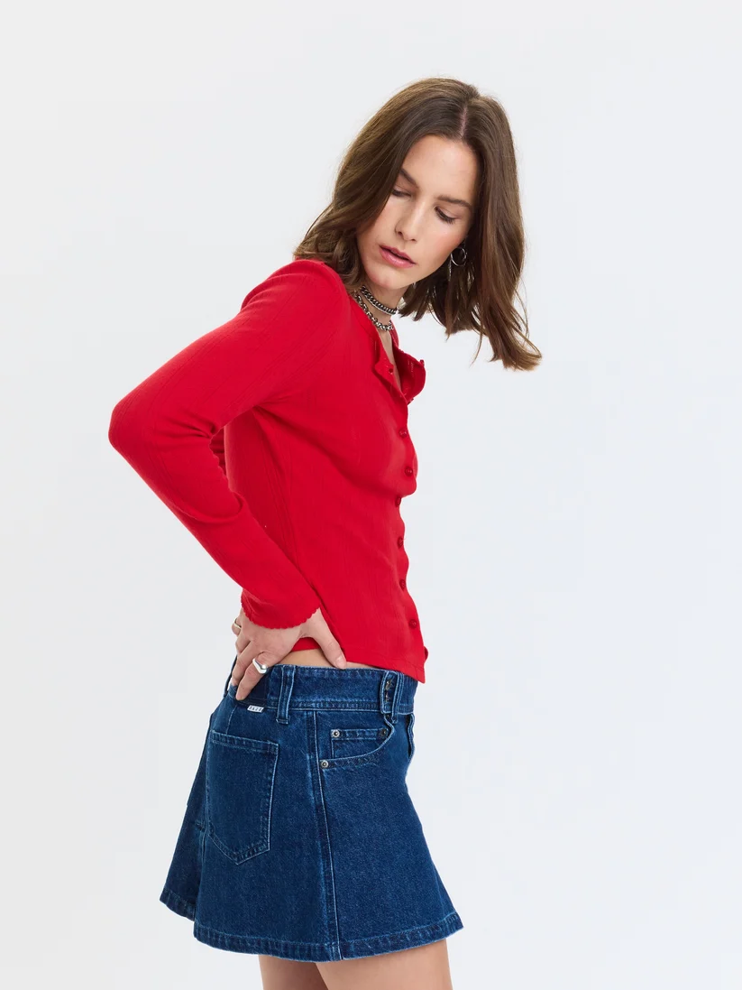 Daze Stargazer Pointelle Cardigan