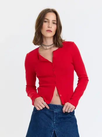 Daze Stargazer Pointelle Cardigan