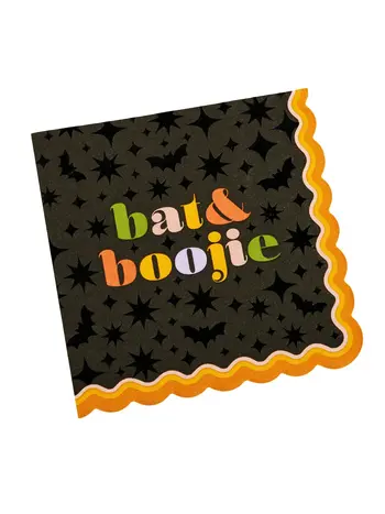 Packed Party Bat & Boo-jie Cocktail Napkins