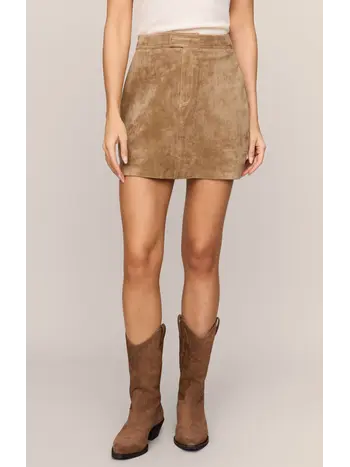 Z Supply Perri Suede Mini Skirt