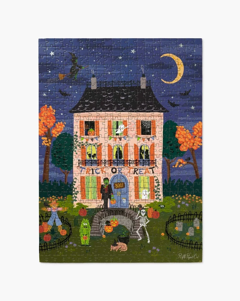 Rifle Paper Co Haunted House Jigsaw Puzzle
