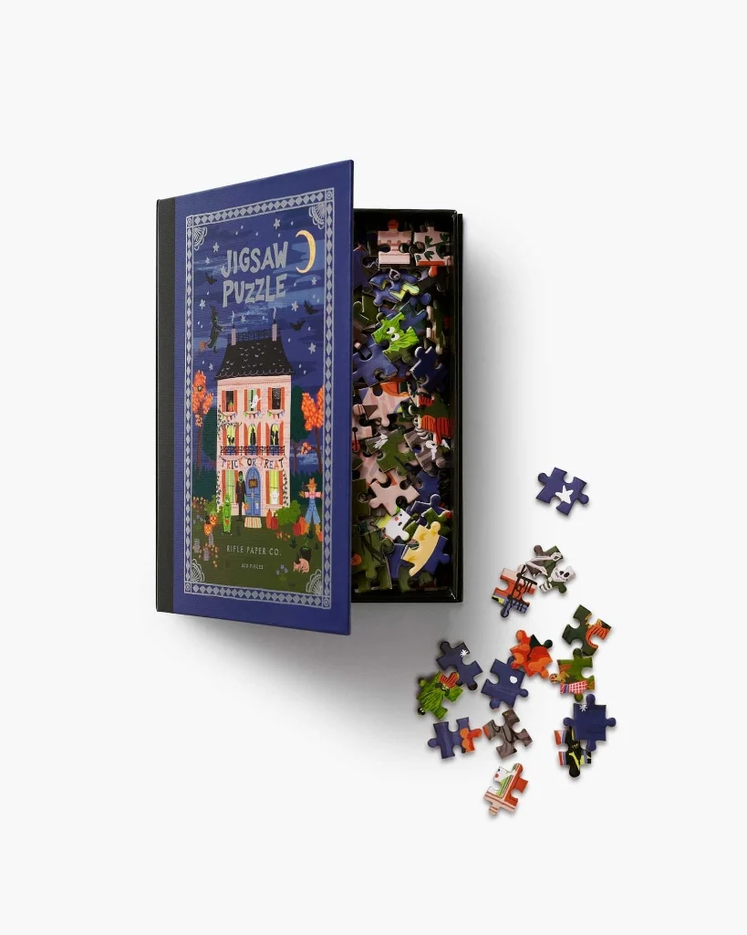 Rifle Paper Co Haunted House Jigsaw Puzzle