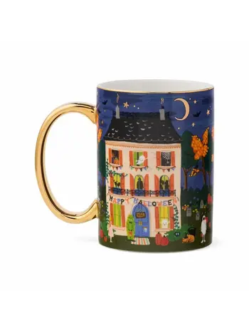 Rifle Paper Co Haunted House Porcelain Mug
