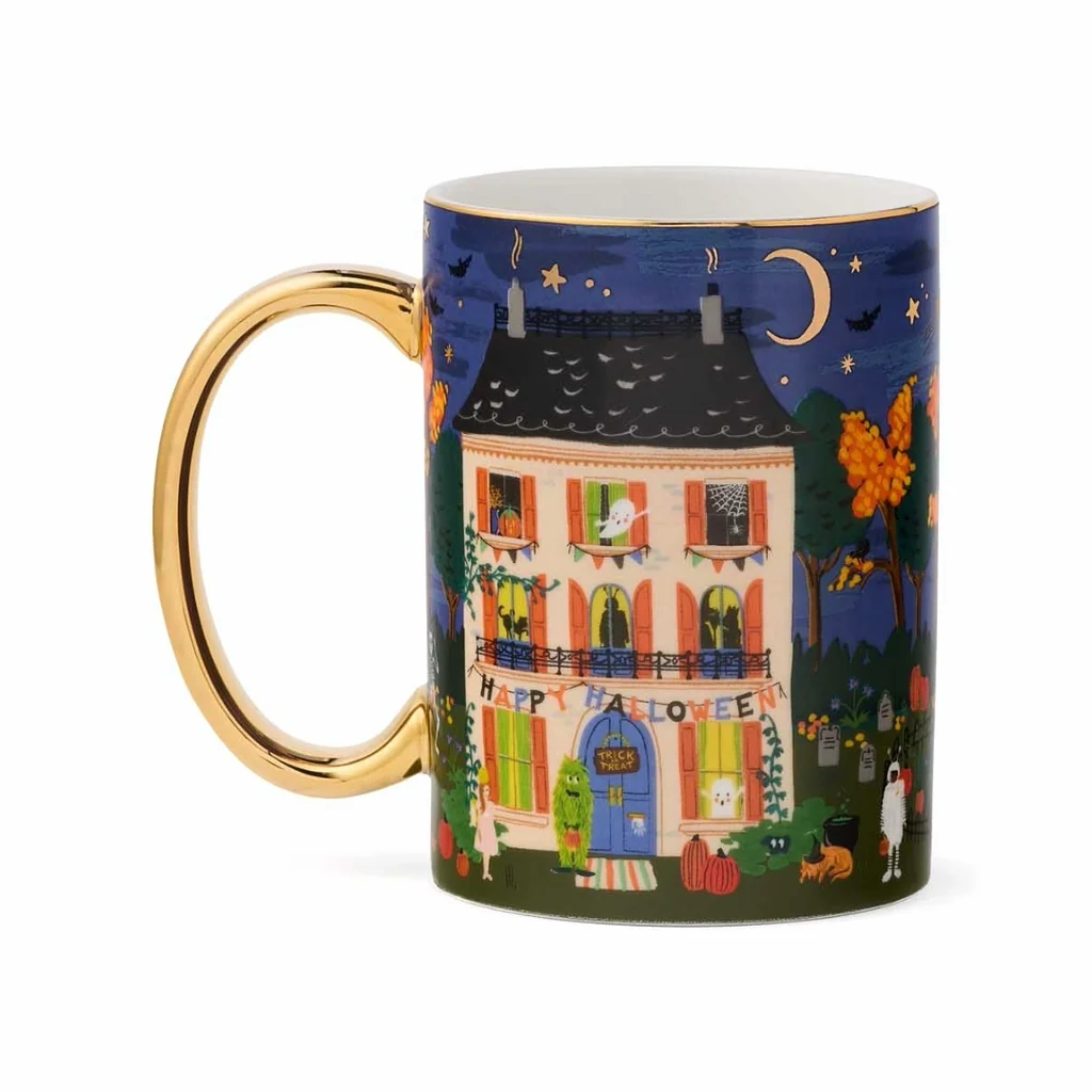 Rifle Paper Co Haunted House Porcelain Mug
