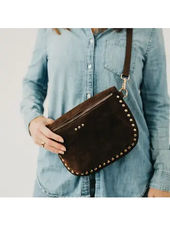 Pebble Sabrina Studded Bum Bag