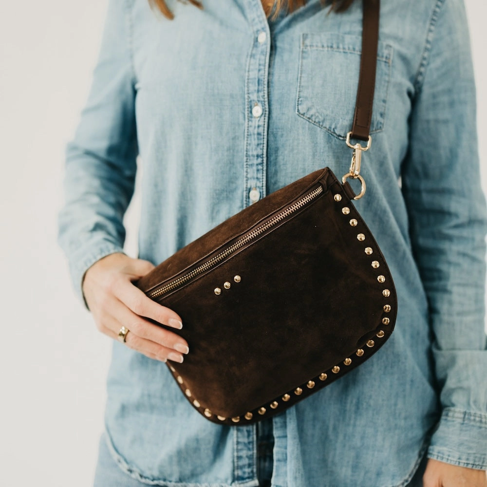 Pebble Sabrina Studded Bum Bag