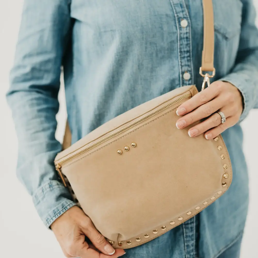 Pebble Sabrina Studded Bum Bag