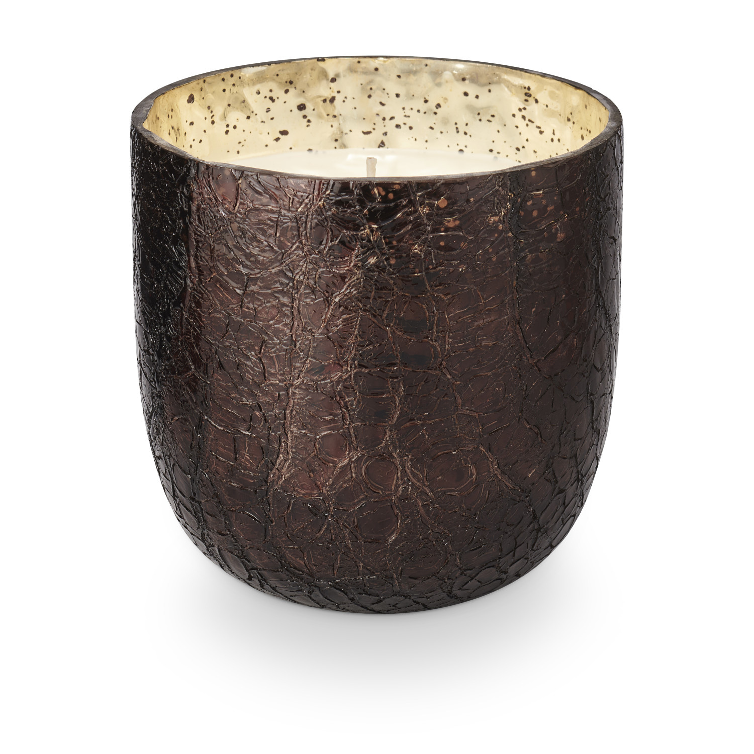 Midnight Pumpkin Large Boxed Crackle Glass Candle
