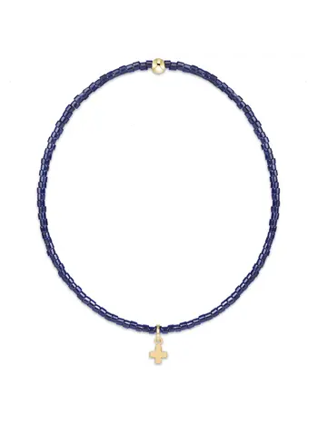 enewton Hope Classic Signature Cross Small Gold Charm