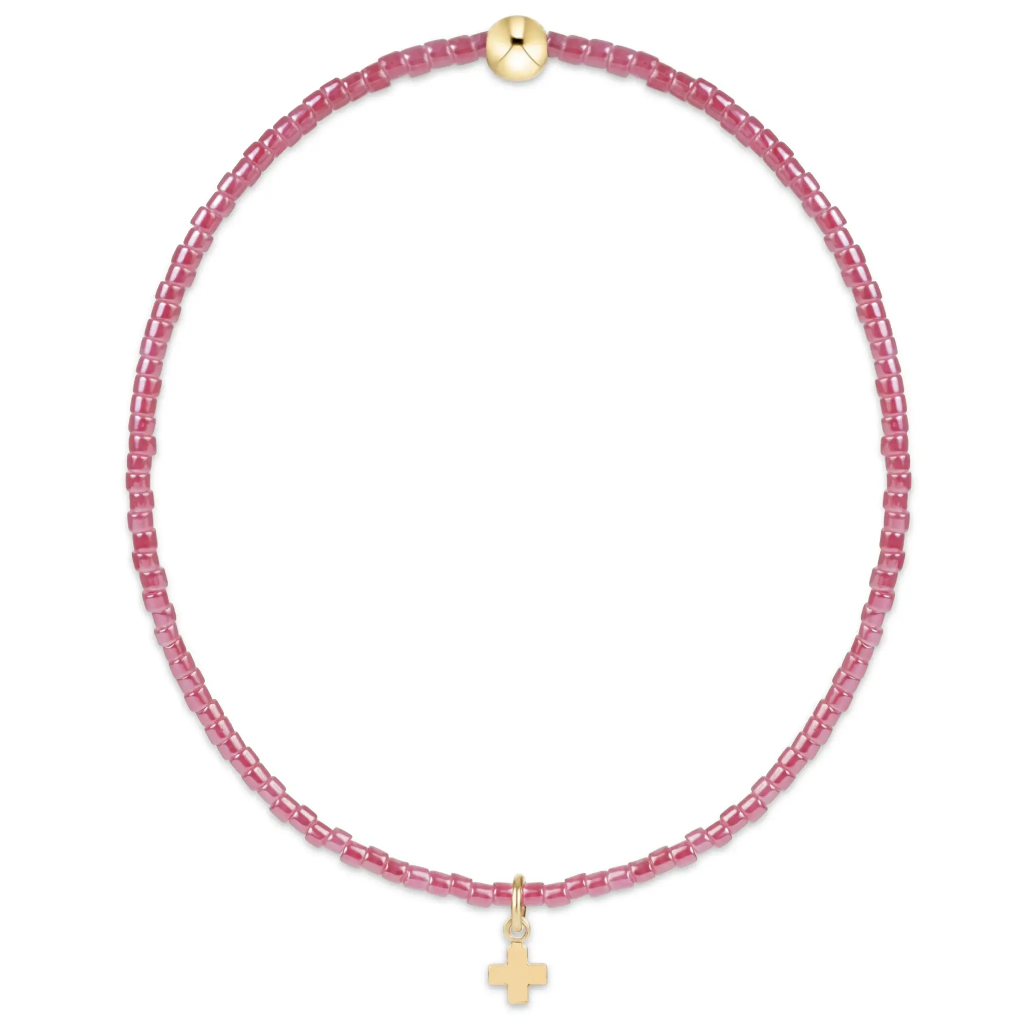 enewton Hope Classic Signature Cross Small Gold Charm